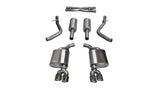 Corsa 15-17 Dodge Challenger Sport Cat-Back Dual Rear Exit with Twin 3.5in Polished Pro-Series Tips