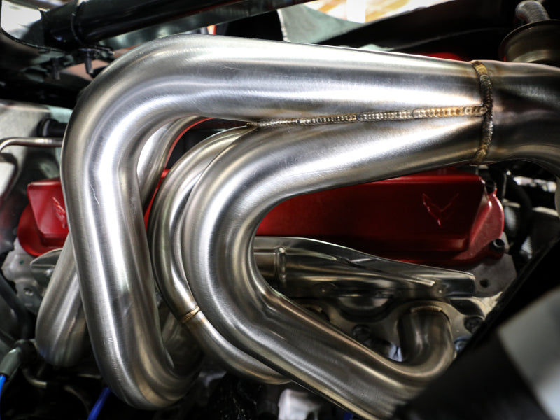 aFe Twisted 304SS Header 2020 Chevy Corvette (C8) 6.2L V8