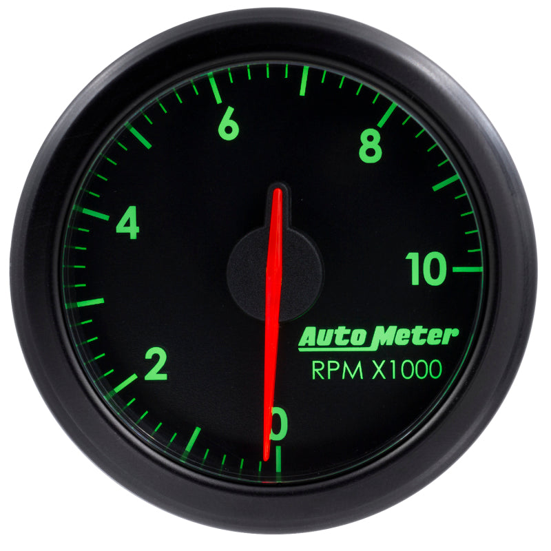 Autometer Airdrive 2-1/6in Tachometer Gauge 0-10K RMP - Black