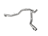 aFe Large Bore-HD 4in 409SS DPF-Back Exhaust System w/Polished Tips 20 GM Diesel Trucks V8-6.6L