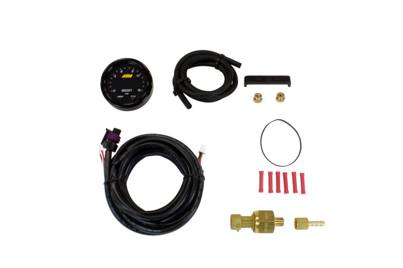 AEM X-Series Pressure 0-15psi Gauge Kit