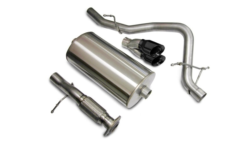 Corsa 07-08 Chevrolet Tahoe 5.3L V8 Black Sport Cat-Back Exhaust