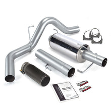 Load image into Gallery viewer, Banks Power 04-07 Dodge 5.9L 325Hp CCLB Monster Exhaust System - SS Single Exhaust w/ Black Tip