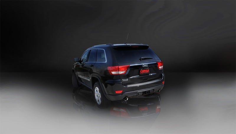 Corsa 11-21 Jeep Grand Cherokee 3.6L 2.5in Dual Rear Exit Sport Exhaust w/ 4.5in Black Tips