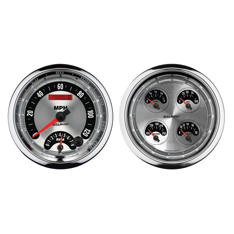 Autometer 5inch Kit Box - Tach Speedo Combo / Oil Pressure / Water Temp / Volt / Fuel Leve