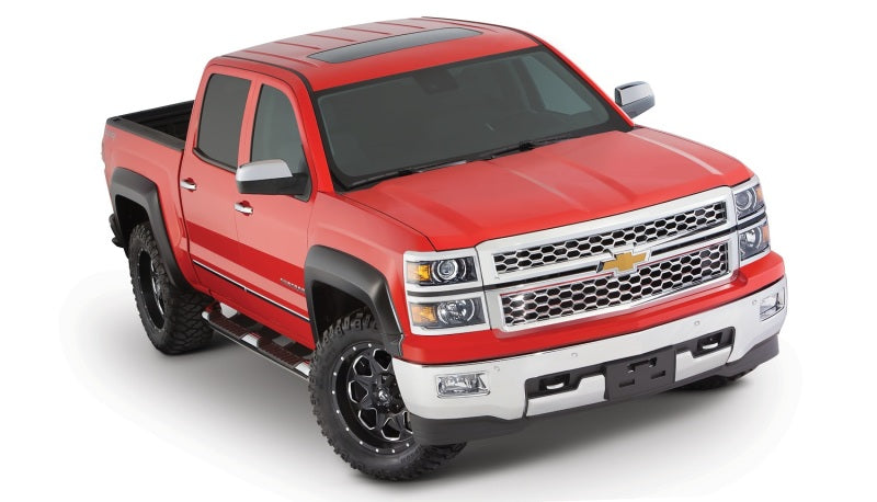 Bushwacker 14-16 Chevy Silverado 1500 Extend-A-Fender Style Flares 4pc - Black