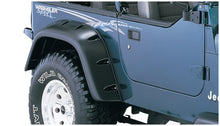 Load image into Gallery viewer, Bushwacker 87-95 Jeep Wrangler Cutout Style Flares 2pc Cutting Optional Not Renegade - Black