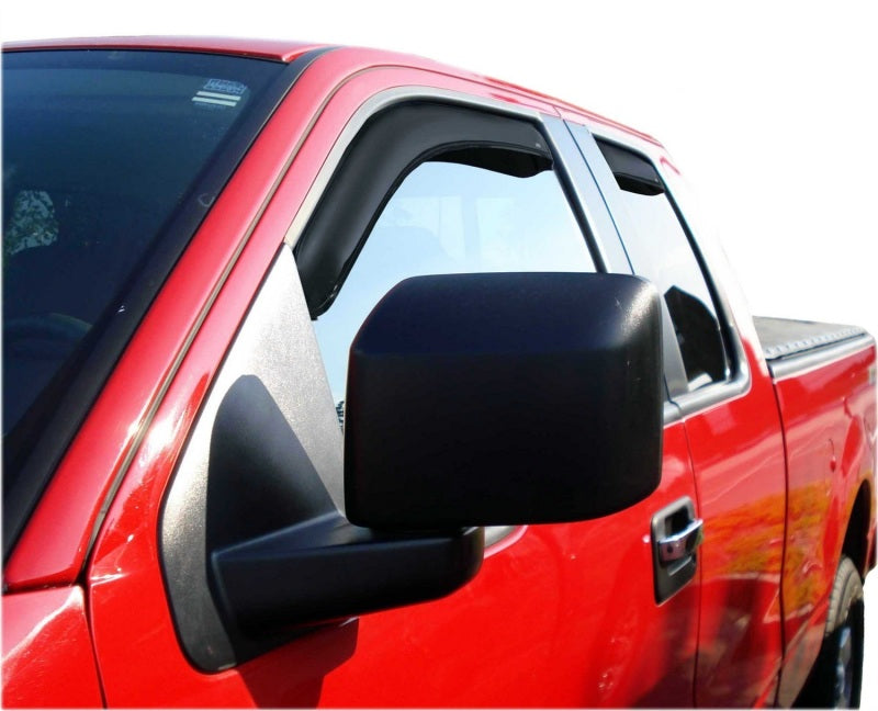 AVS 22-23 Toyota Tundra CC/CrewMax In-Channel Ventvisor Front & Rear Window Deflectors 4pc - Smoke