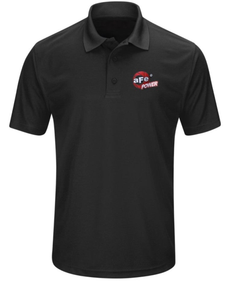 aFe Power Short Sleeve Corporate Polo Shirt Black S