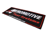 Aeromotive Banner - 32in x 92in (Black/Red)