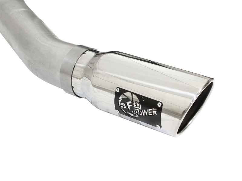 aFe MACHForce XP SS Exhaust 4in Cat-Back w/ Polish Tip 2015 Ford F-150 EcoBoost V6 2.7/3.5Ltt