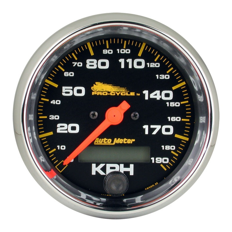 Autometer Pro-Cycle Gauge Speedo 3 3/4in 120 Mph Elec Black