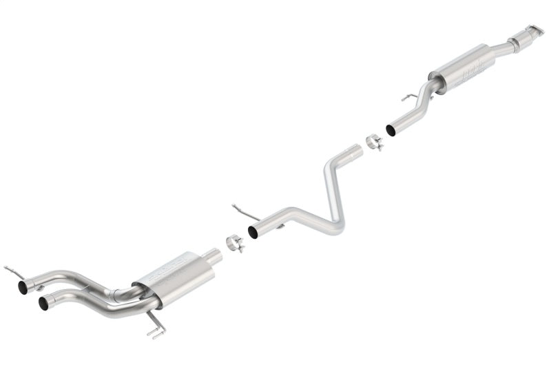 Borla 13-15 Hyundai Veloster Turbo 1.6L AT/MT FWD 2dr Dual Center Rear Exit Cat-Back Exhaust