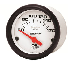 Load image into Gallery viewer, Autometer Phantom 2-1/16in 60-170 Deg F Electronic Oil Temperature Gauge