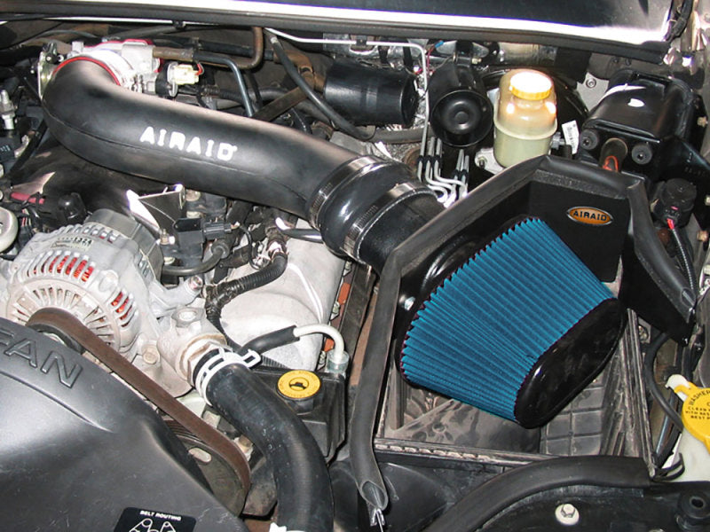 Airaid 99-04 Jeep Grand Cherokee 4.7L (incl HO) CAD Intake System w/ Tube (Dry / Blue Media)