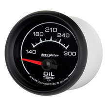 Load image into Gallery viewer, AutoMeter Gauge Oil Temp 2-1/16in. 140-300 Deg. F Electric Es