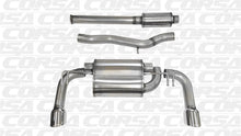 Load image into Gallery viewer, Corsa 08-14 Mitsubishi Lancer Evolution X Sedan 2.0L Polished Sport Dual Rear Cat-Back Exhaust