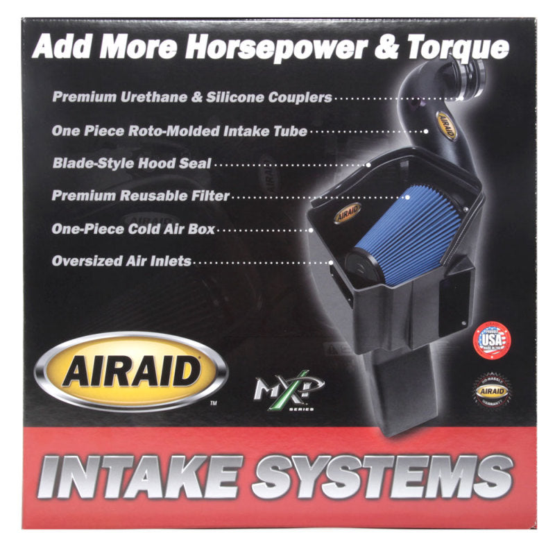 Airaid 09-13 GM Truck/SUV (w/ Elec Fan/excl 11 6.0L) CAD Intake System w/ Tube (Dry / Black Media)