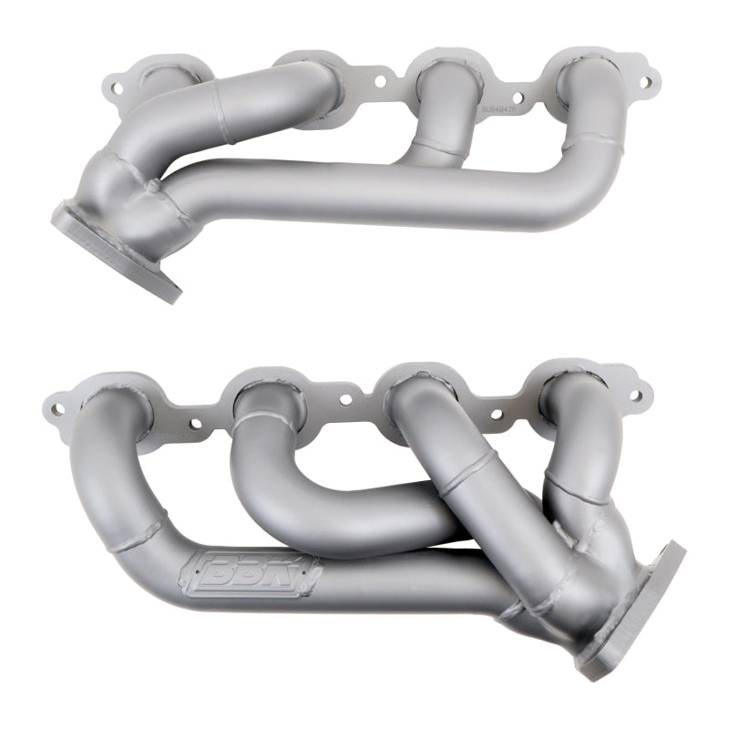 BBK 14-18 GM Truck 5.3/6.2 1 3/4in Shorty Tuned Length Headers - Titanium Ceramic