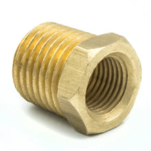 Load image into Gallery viewer, Autometer Brass Adapter Fitting - 1/4in NPT Male / 1/8in NPT Female