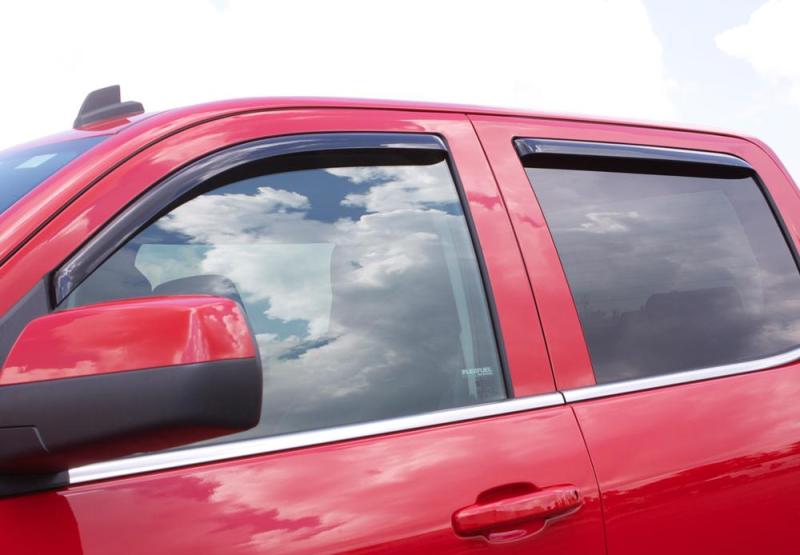 AVS 11-18 Jeep Grand Cherokee (Not L Model) Ventvisor In-Chnl FRT & RR Window Deflectors 4pc - Smk