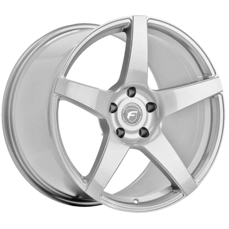 Forgestar CF5 20x11 / 5x114.3 BP / ET56 / 8.2in BS Gloss Silver Wheel