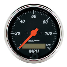 Load image into Gallery viewer, Autometer Designer Black 3-1/8in Electronic Programmable 120MPH Speedometer