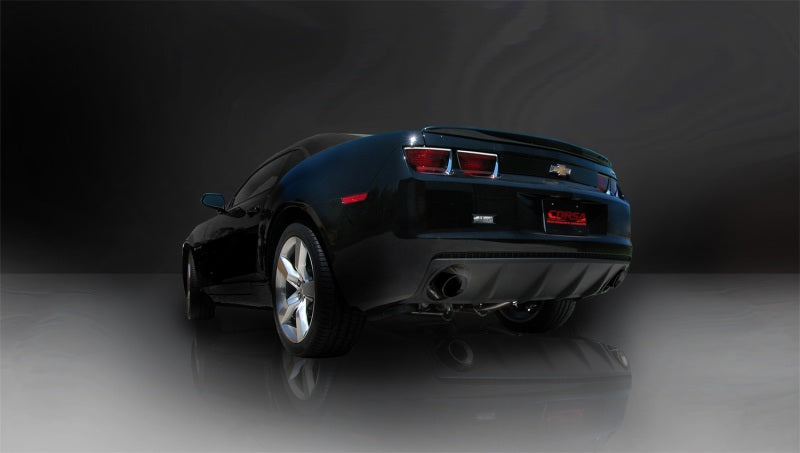 Corsa 10-14 Chevrolet Camaro Convertible SS 6.2L V8 Manual Black Sport Cat-Back + XO Exhaust