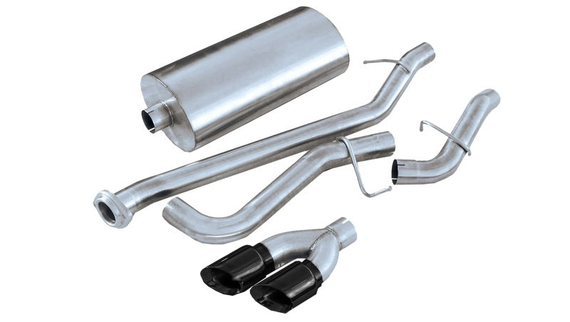 Corsa 02-07 GMC Sierra Reg. Cab/Short Bed 1500 4.8L V8 Black Sport Cat-Back Exhaust