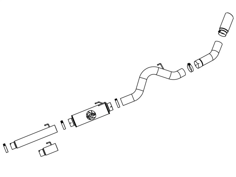 aFe MACHForce XP Exhaust 5in Cat-Back SS 04.5-07 Dodge Diesel Trucks L6-5.9L (td)