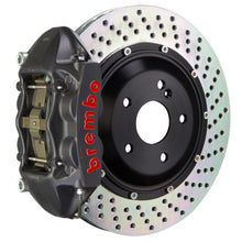 Load image into Gallery viewer, Brembo 05-08 7-Series (After 3/5 Prod) Rear GTS BBK 4 Pist Cast 345x28 2pc Rotor Drilled-Black HA