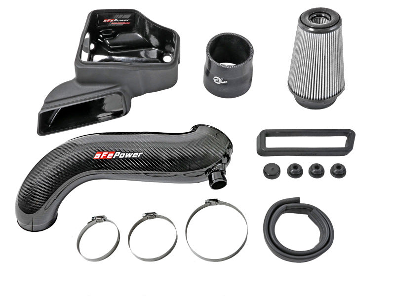 aFe 15-19 VW Golf R (MKVII) L4-2.0L (t) Track Series Carbon Fiber Intake System w/ Pro DRY S Filter