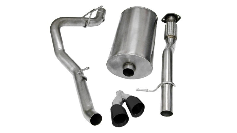 Corsa 09-13 Chevrolet Suburban 1500 5.3L V8 Black Sport Cat-Back Exhaust