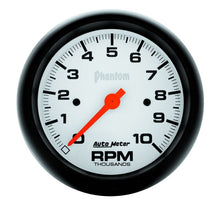 Load image into Gallery viewer, Autometer Phantom 3-3/8in 10000 PRM In-Dash Single Range Tachometer