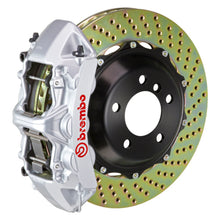 Load image into Gallery viewer, Brembo 14-15 IS250/IS250 F-Sport Exc AWD Fr GT BBK 6Pis Cast 380x32 2pc Rotor Drilled-Silver