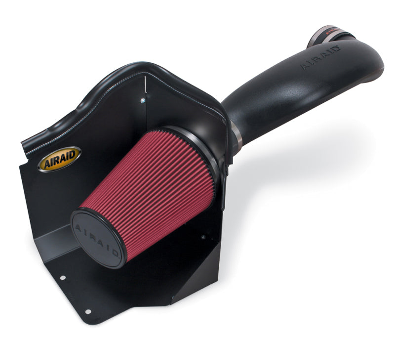 Airaid 2006 Chevy 4.8/5.3/6.0 (w/ Elec Fan/High Hood) CAD Intake System w/ Tube (Oiled / Red Media)