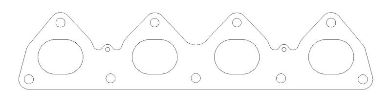 Cometic Honda All H22S 92-01 .030 inch MLS Exhaust Manifold Gasket 1.770 inch X 1.380 inch Port