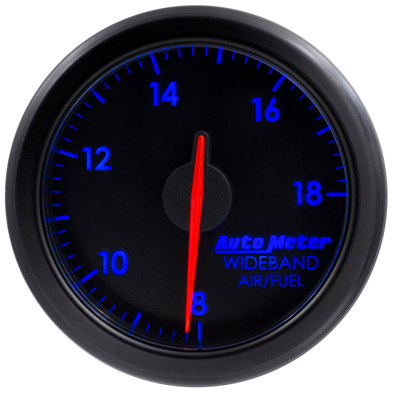 Autometer Airdrive 2-1/6in Wideband Air / Fuel Gauge 10:1-17:1 ARF Range - Black