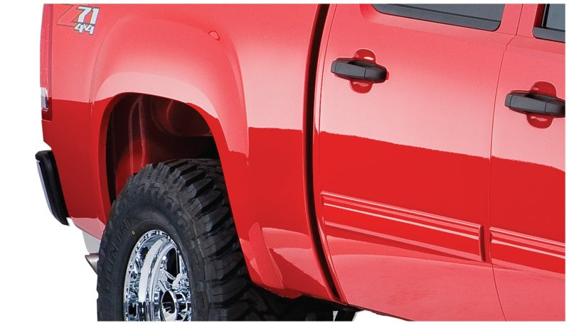 Bushwacker 07-14 GMC Sierra 2500 HD Fleetside Boss Pocket Style Flares 2pc 78.7/97.6in Bed - Black