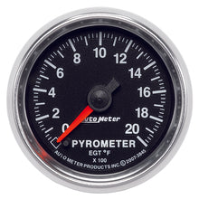 Load image into Gallery viewer, Autometer GS 0-2000 degree F Full Sweep Electronic Pyrometer Gauge