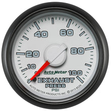 Load image into Gallery viewer, Autometer Factory Match 52.4mm Mechanical 0-100 PSI Exhaust (Drive) Pressure Gauge