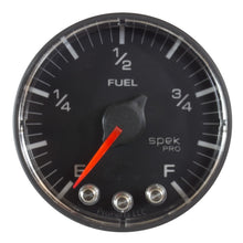 Load image into Gallery viewer, Autometer Spek-Pro Gauge Fuel Level 2 1/16in 0-270 Programmable Blk/Blk