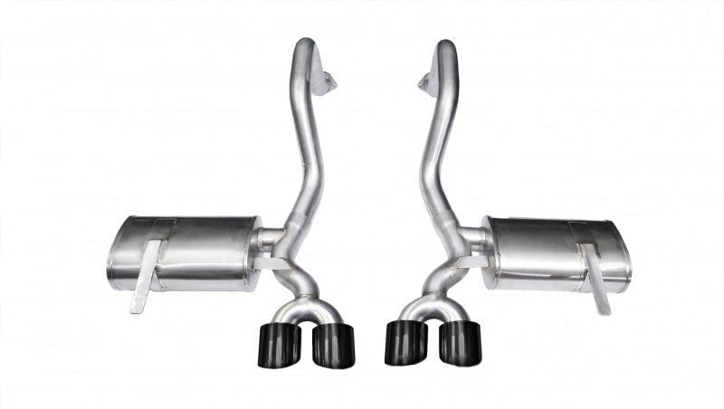 Corsa 97-04 Chevrolet Corvette C5 Z06 5.7L V8 Black Xtreme Axle-Back Exhaust