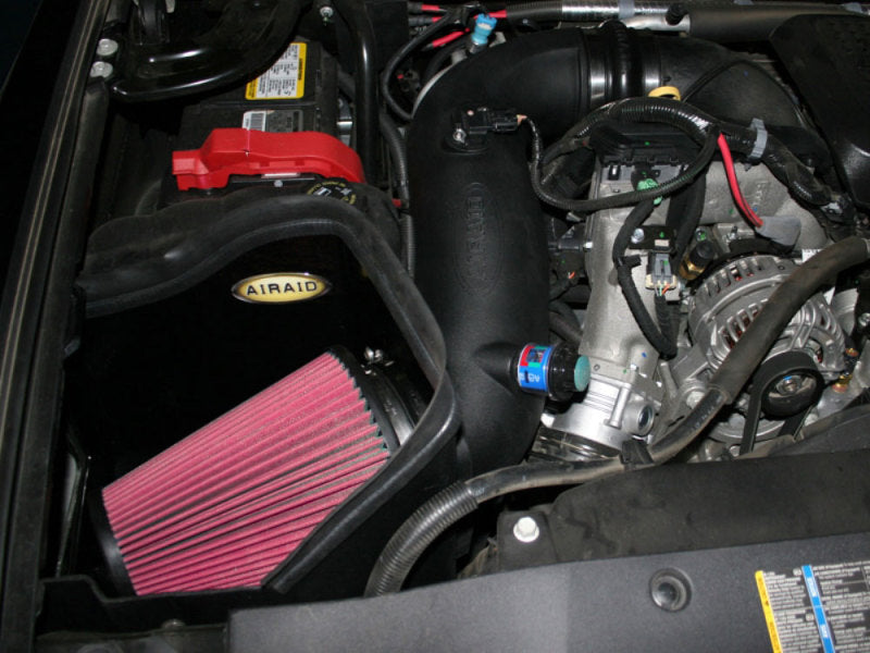 Airaid 07-10 Chevrolet/GMC Duamax LMM 6.6L DSL MXP Intake System w/ Tube (Oiled / Red Media)