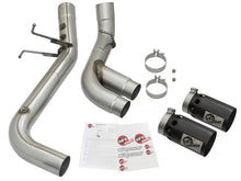 Load image into Gallery viewer, aFe Victory Series 4in 409-SS DPF-Back Exhaust w/ Dual Black Tips 2017 GM Duramax V8-6.6L(td) L5P