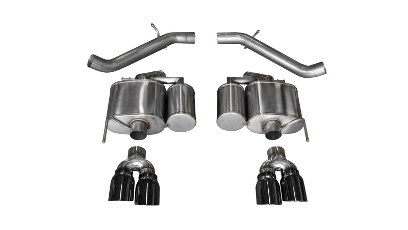 Corsa 16-18 Cadillac ATS-V 3.6T 4in Black Sport Axle-Back Exhaust