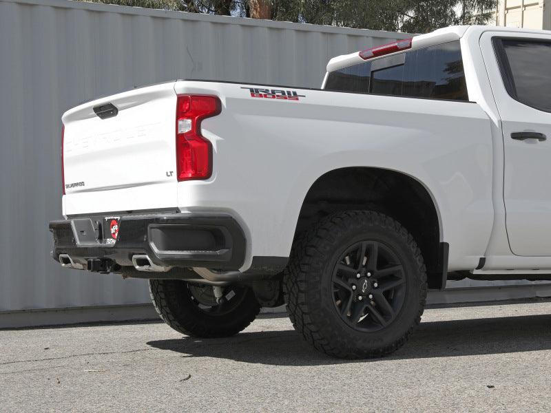 aFe Gemini XV 4in to Dual 3in 304 SS Cat-Back Exhaust w/ Cutout 19-21 GM Silverado/Sierra V8-6.2L