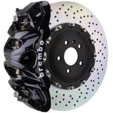 Load image into Gallery viewer, Brembo 09-14 F150 2WD Front GT BBK 8 Piston Cast 412x38 2pc Rotor Drilled-Black