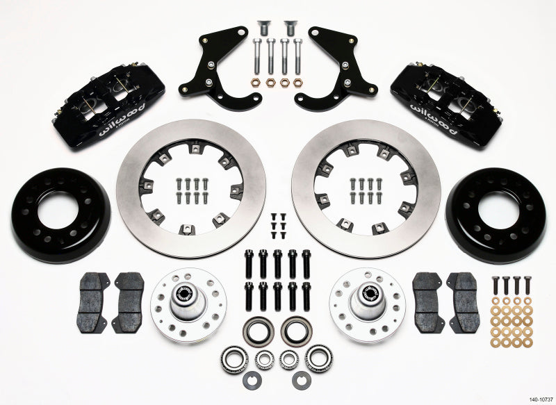 Wilwood Dynapro 6 Front Hub Kit 12.19in 55-57 Chevy