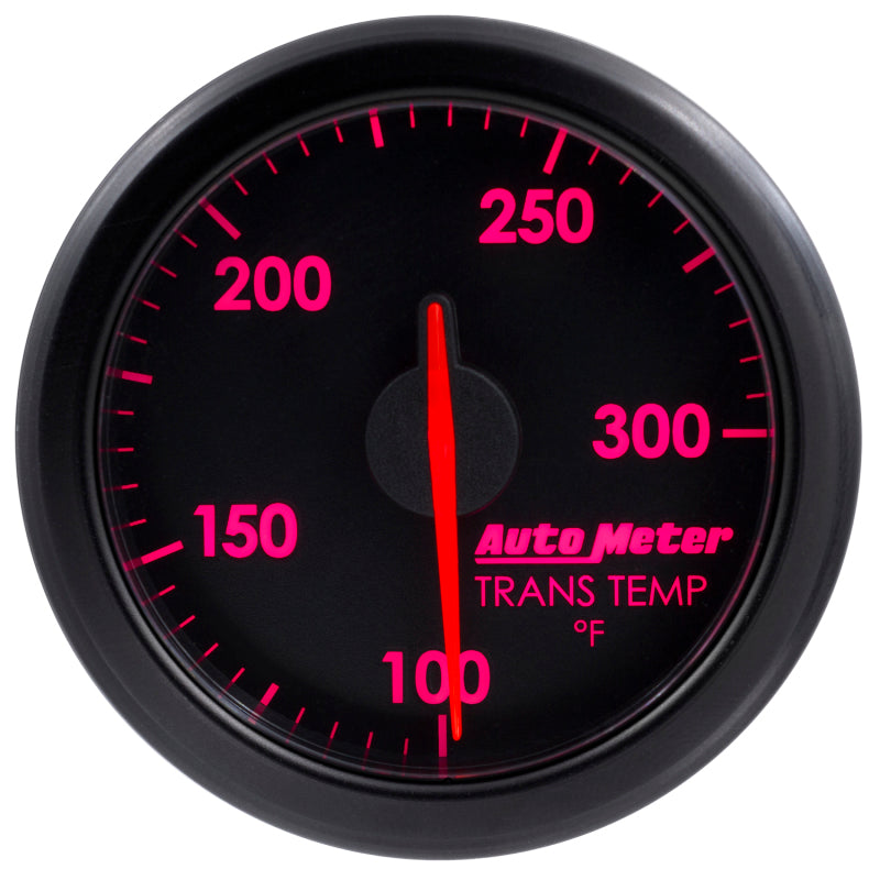 Autometer Airdrive 2-1/6in Trans Temperature Gauge 100-300 Degrees F - Black